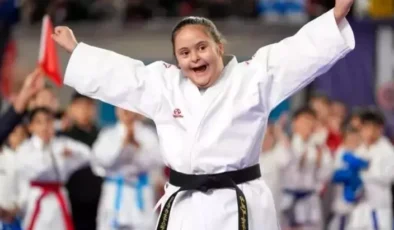 Down Sendromlu Sporcu Ayşegül Reyyan Şimşek, Boğaziçi Karate Şampiyonası’nda Şampiyon Oldu