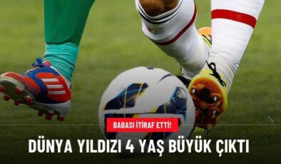 Dünya yıldızı 4 yaş büyük çıktı