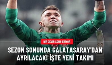 Sezon sonunda Galatasaray’dan ayrılacak! İşte yeni takımı