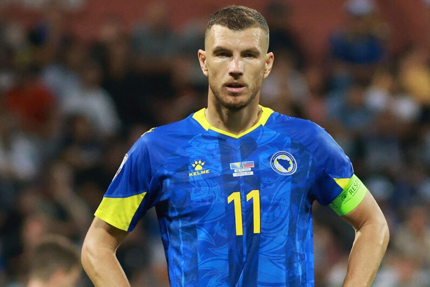 Burnu kırılan Dzeko’dan kahreden haber