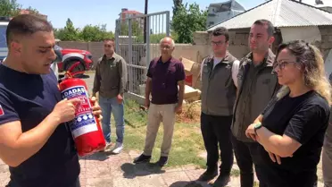 Iğdır’da DKMP Personeline Yangın Güvenliği Eğitimi Verildi