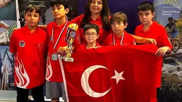 Türkiye U12 Satranç Takımı Avrupa İkincisi