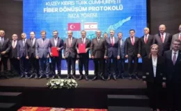 Türkiye ile KKTC arasında Fiber Dönüşüm Protokolü imzalandı