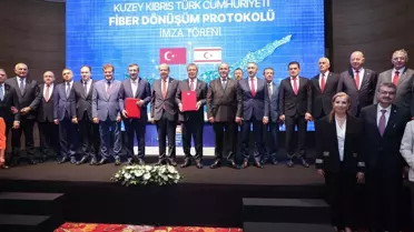 Türkiye ile KKTC arasında Fiber Dönüşüm Protokolü imzalandı