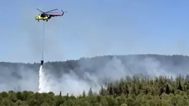 Çanakkale’de Orman Yangınına Müdahale